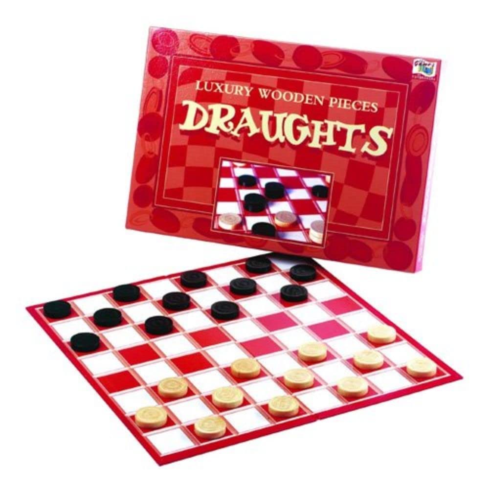 IDEAL | Draughts: traditional board game | Classic Board Games | For 2 Players | Ages 3+