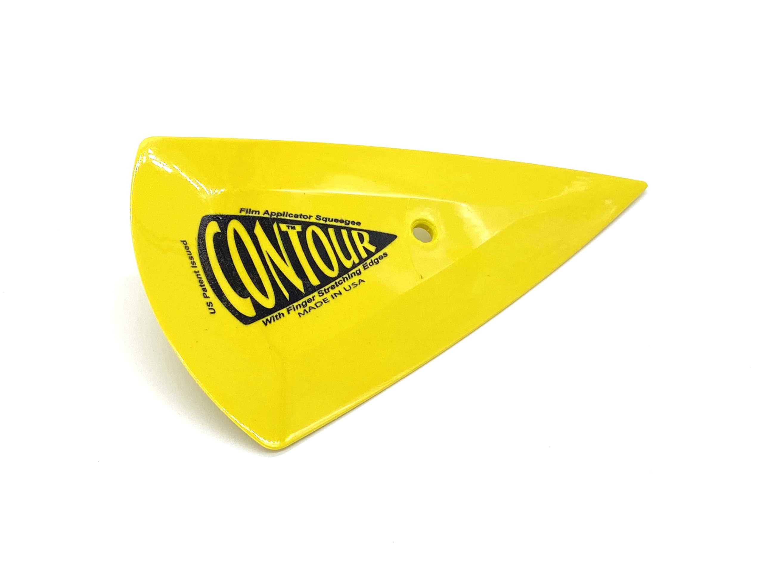 Sleek Yellow Contour Squeegee for Perfect Vinyl Application - (Pack 5 Units)