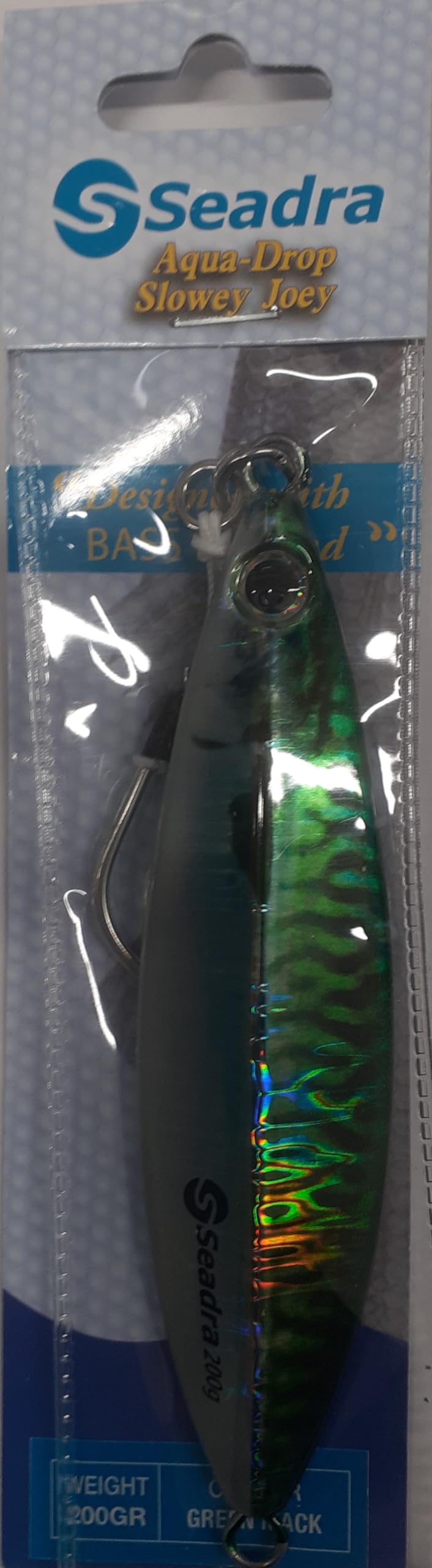 Seadra Aqua-Drop Slowey Joey Jig (Green Mack, 100gm)