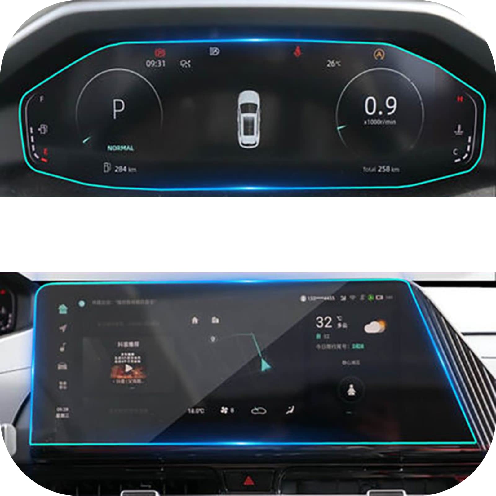 Film de protection d'écran verre trempé CHANGAN CS55 Plus 2022 GPS
