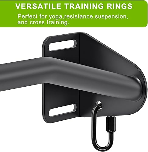 Vista 4 de SELEWARE Heavy Duty Welded Pull Up Bar, Versatile Doorway Wall Mount, Joist Mounted, and Ceiling Mounted Chin Up Bars, Thick Metal Sturdy B: Barra