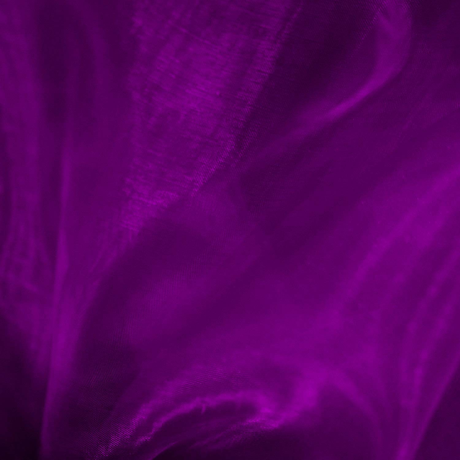Sheer Organza Fabric 60 Inch 150cm Wide Decoration Dress Voile by The Meter (Purple)