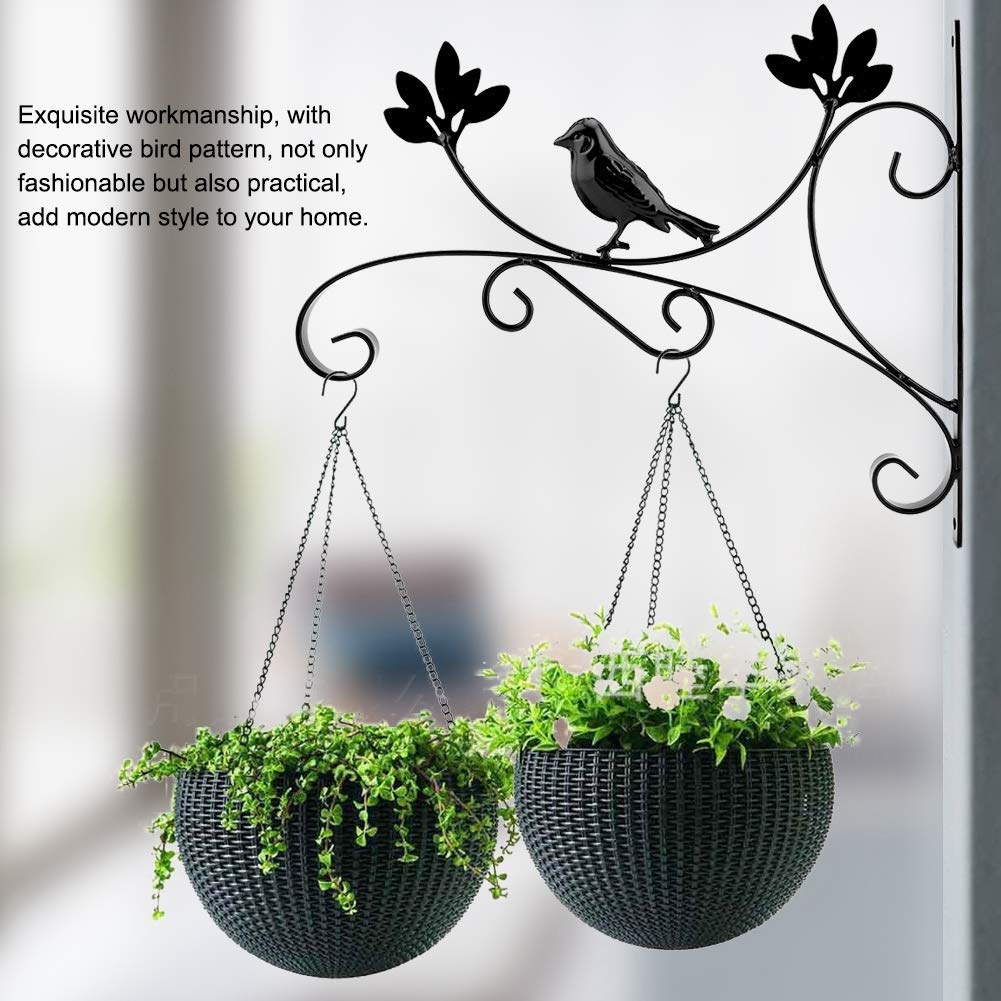 Crochets Muraux Bois Sudemota - Pour Plantes Suspendues, Décorations - Lot De 2, Design Naturel