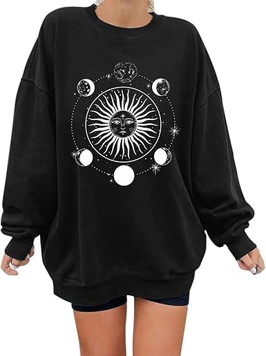 Moon graphic sweatshirt Clearance