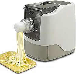 Máquina elétrica para fazer macarrão de espaguete doméstico pequeno para casa mini máquina de macarrão extrusora de macarrão 260 W utensílios de cozinha com 13 moldes de macarrão, economiza tempo e esforço e é amigável para iniciantes/1955