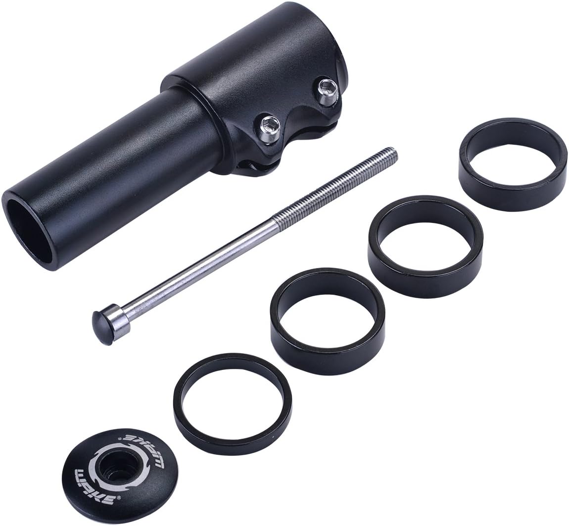 Trenztek Bike Handlebar Riser Bicycle Fork Stem Raiser Extender Head Up Raiser Aluminum Alloy