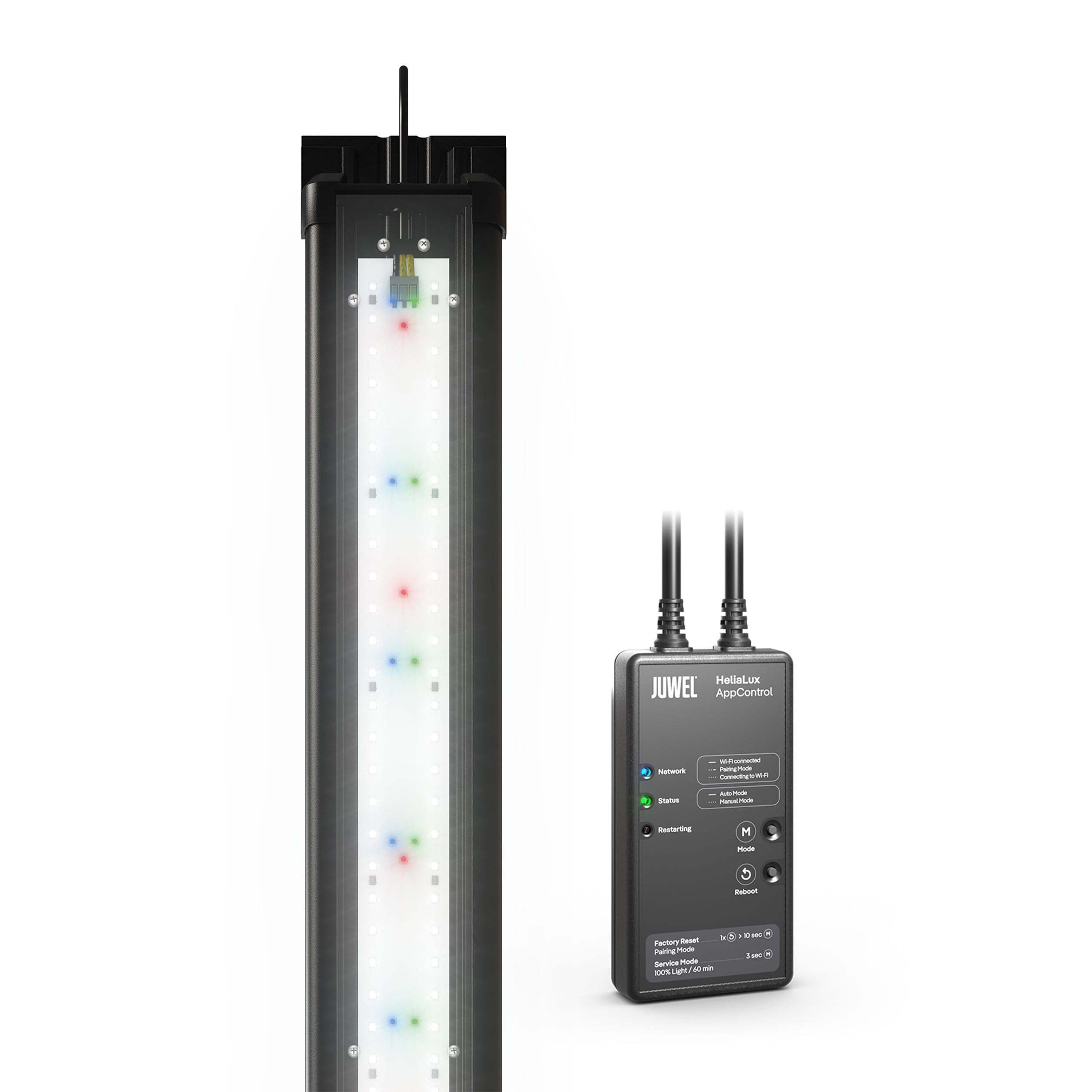 Juwel Aquarium Bundle HeliaLux Spectrum 600 - Hochleistungs-LED-Einsatzleuchte HeliaLux AppControl - zur Steuerung der HeliaLux Spectrum Beleuchtungseinheit per MyJUWEL App
