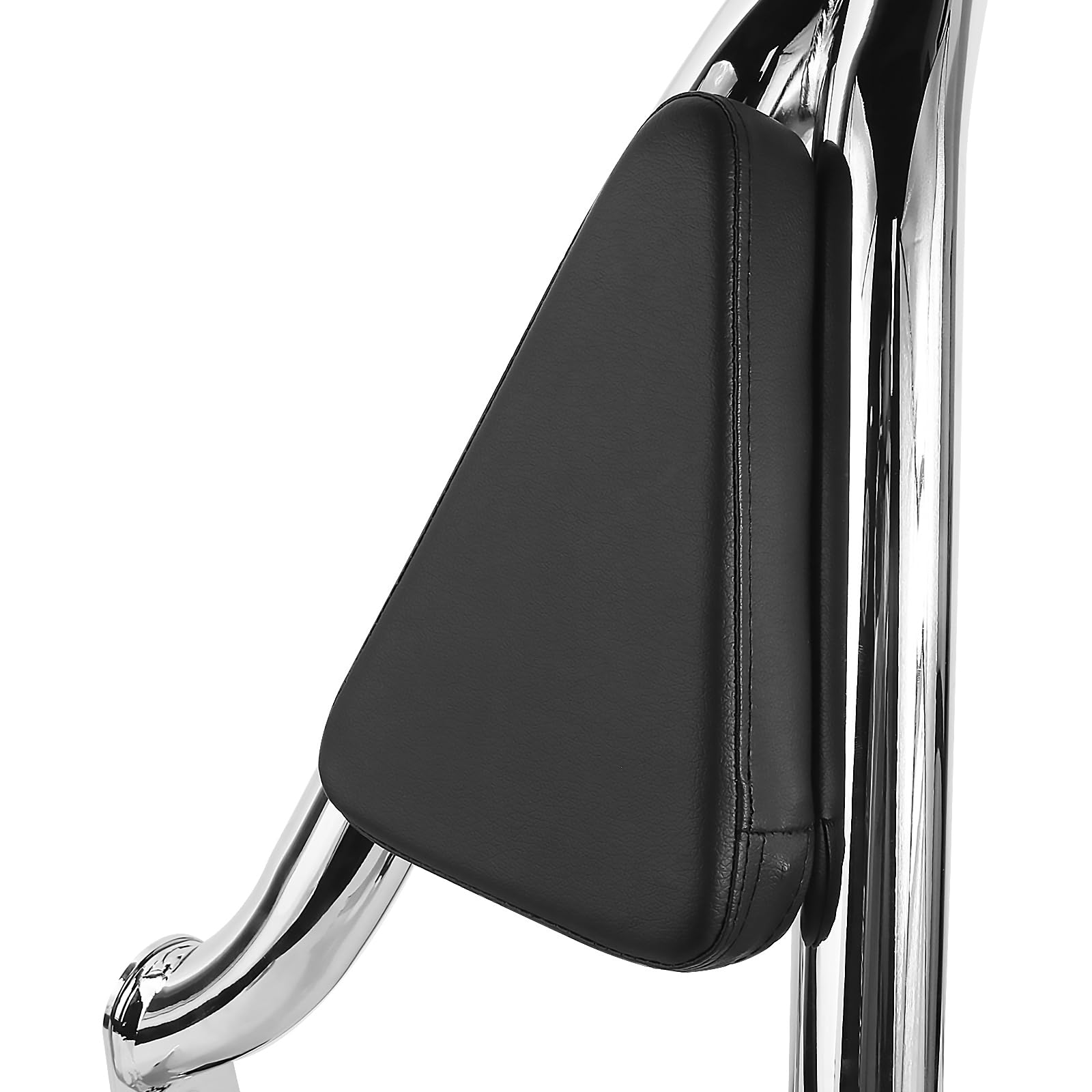 16 Inch Chrome Sissy Bar Backrest For Harley Touring 2009-2023 - Detachable Passenger Backrest
