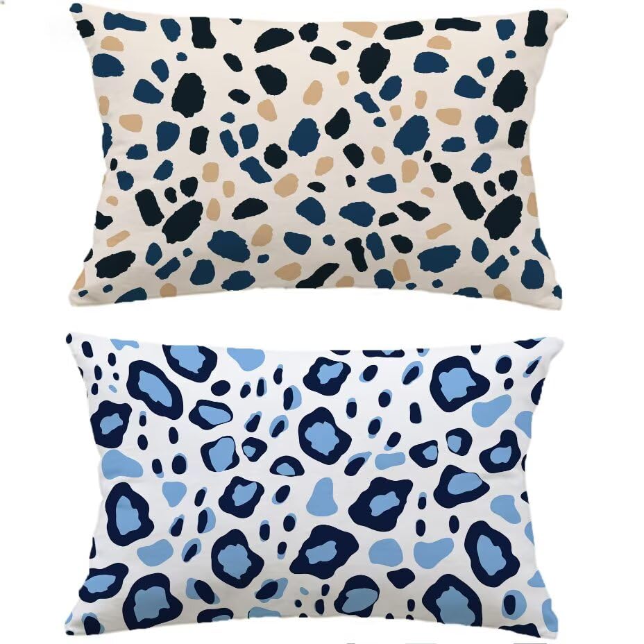 Coussin de jardin imperméable 40x80 bleu : protégez et sublimez vos assises