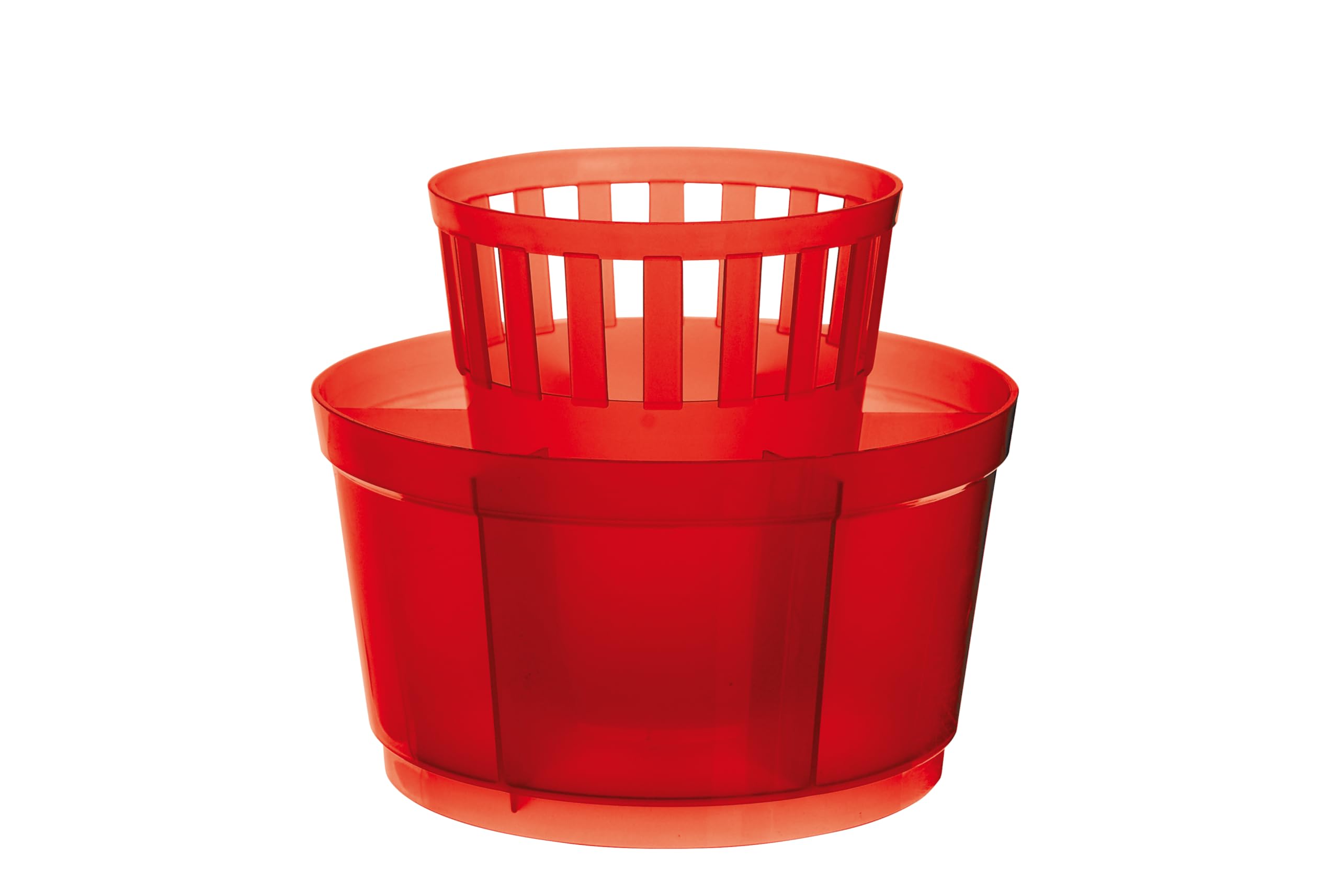 Excelsa Red Excèlsa "Rainbow" Round Cutlery Drainer 15 Cm.