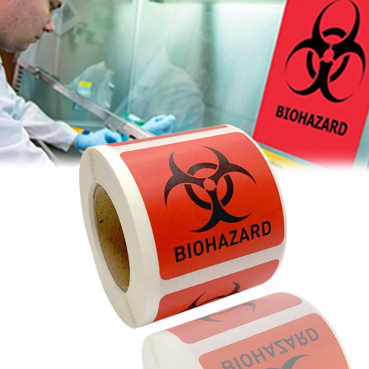 Biohazard Danger Safety Warning Label - 2