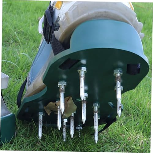 Miniatura 7 de 20 Uds. Picos de metal para el cuidado del césped, equipo para el cuidado del césped, zapatos aireadores de césped para uñas, zapatos aireadores de