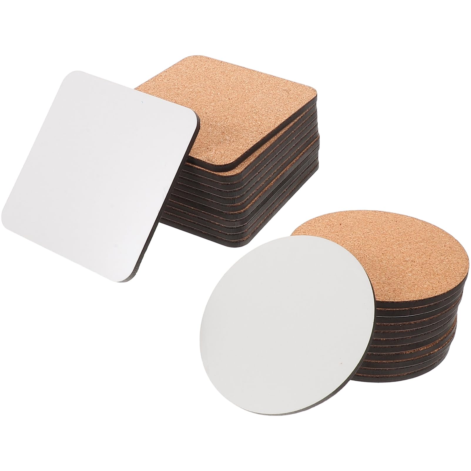 Sous-verres à sublimation vierges en MDF pour créer des cadeaux de mariage faits maison