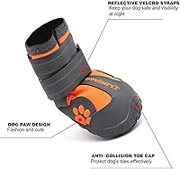 Vista 3 de TRUE LOVE Zapatos para perros Botas de lluvia antideslizantes impermeables con reflectante TLS3961