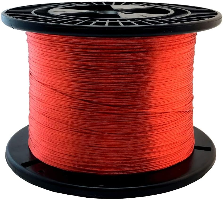 Litz Wire, 16 AWG Unserved Single Build, 3/54/38 Stranding, 8 oz Spool, Ideal for ~100 kHz Applications