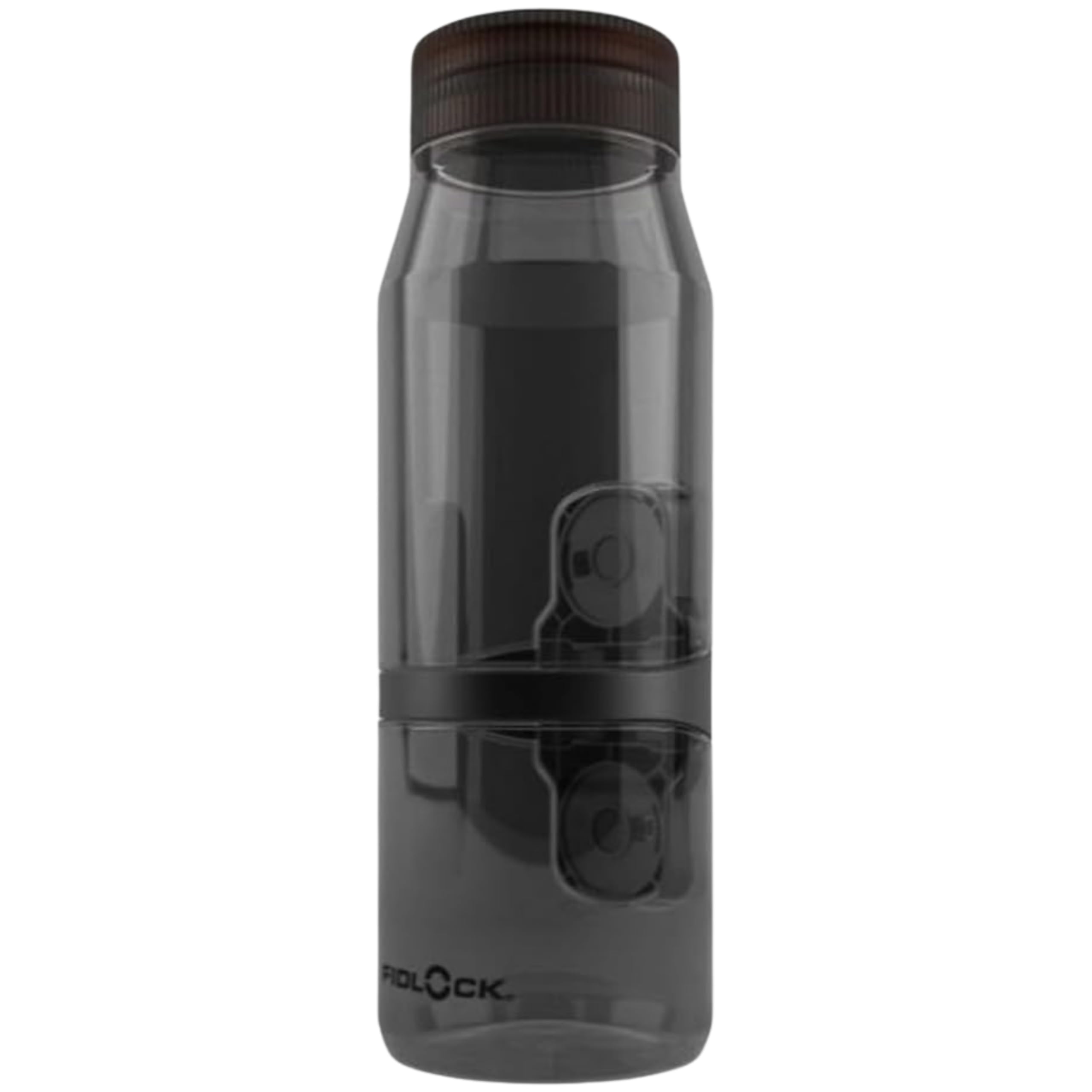 Fidlock Trinkflasche mit Connector Twist Transparent/Schwarz, 700 ml