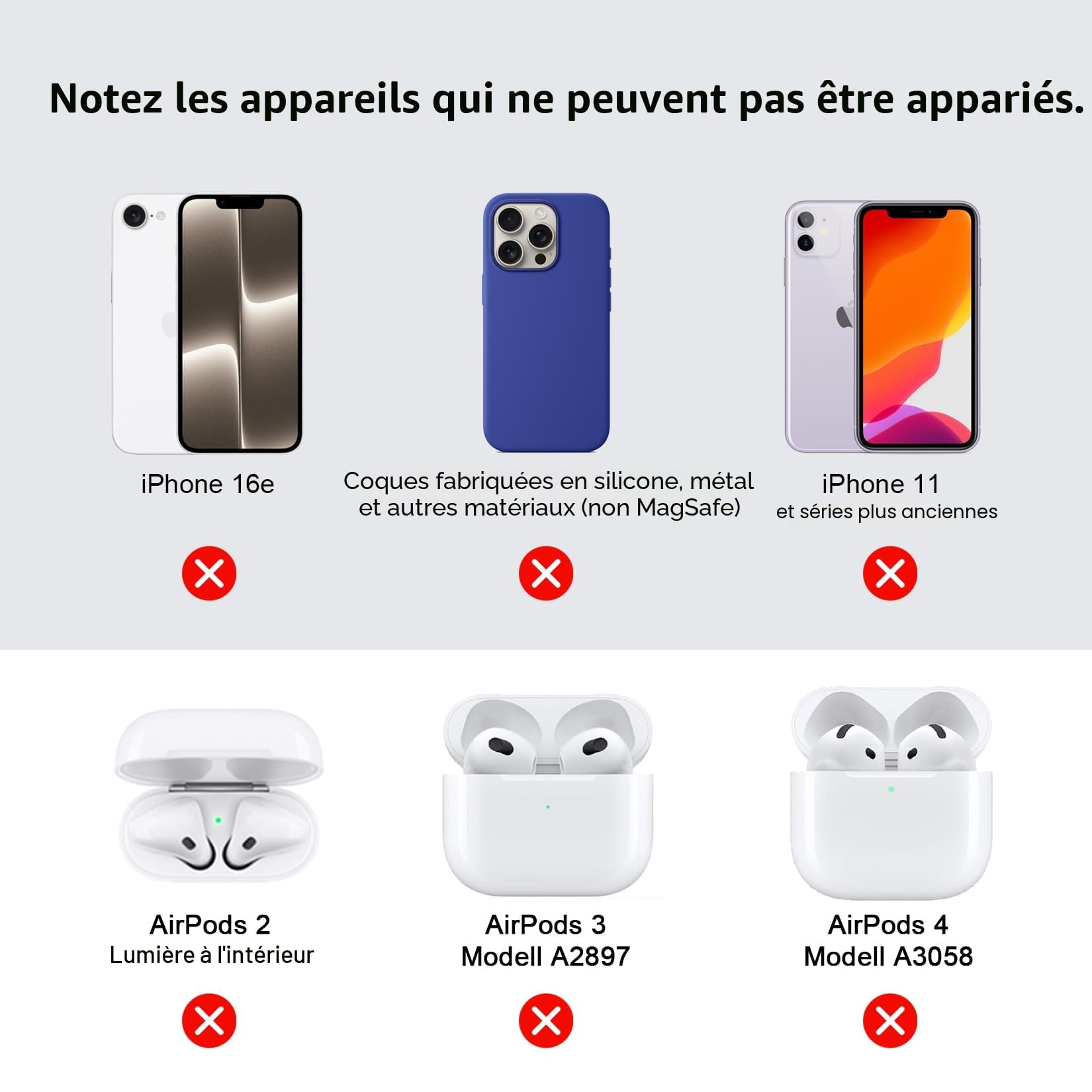 Boaraino Station de Charge, Magsafe Chargeur sans Fil 3 en 1 Magnétique Compatible avec iPhone 17/16 /15/14/13/12, Apple Watch 11/10/9/8/7/6/SE/5/4/3, AirPods 2/3/4/5/Pro