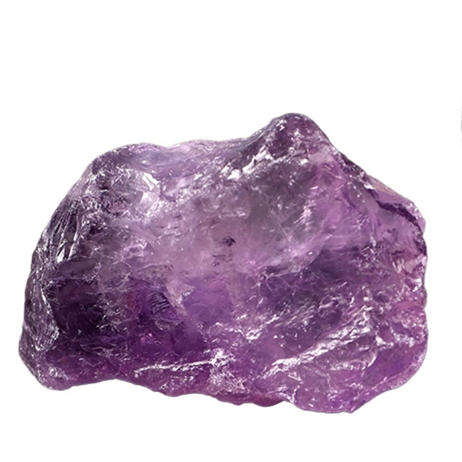 Cristallo naturale grezzo Cristallo naturale grezzo 1 pezzo Ametista viola naturale Pietra grezza grezza Cristalli di quarzo Roccia Acquario Decorazione della stanza di casa raccolta domiciliare(Color
