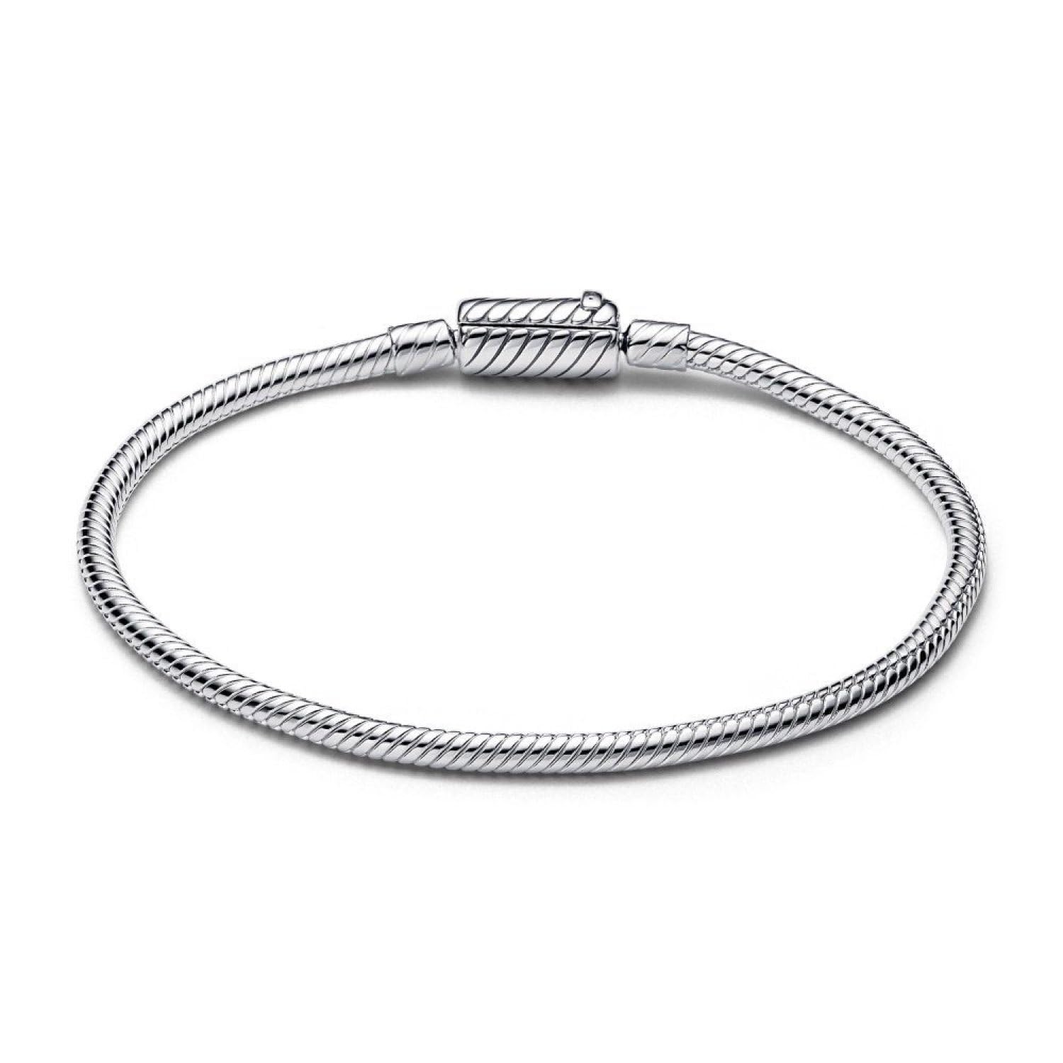 Pandora Moments Bracelet maille serpent en argent sterling avec fermoir magnétique