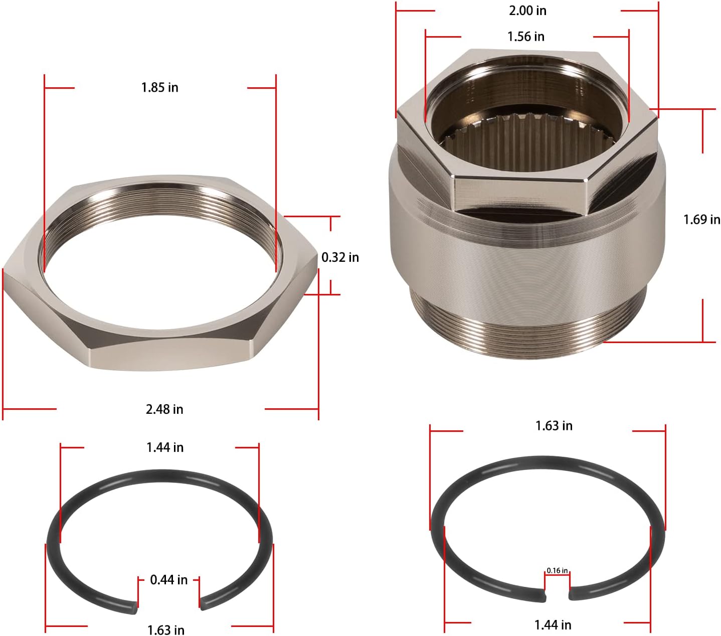 Rear Axle Jam Sleeve Nut Clip for Honda TRX300EX TRX400EX TRX250X TRX300X TRX400X TRX450R TRX450ER ATC250R ATC350X Sportrax