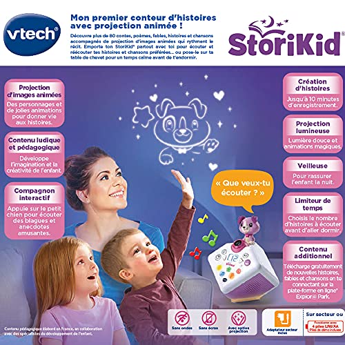 Boîte à histoires VTECH StoriKid Mon conteur d'histoires Coloris Unique Taille unique - vue 5