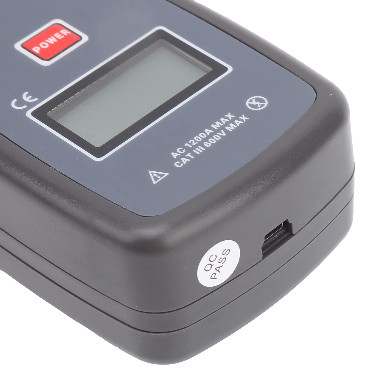 Tester Prądu Upływu Cęgów, Miernik Cęgów Wysokiego Napięcia AC, Tester 0,00 MA do 1200 A z Interfejsem USB do Przesyłania Danych z Komputera, Rozmiar Szczęk 68 Mm