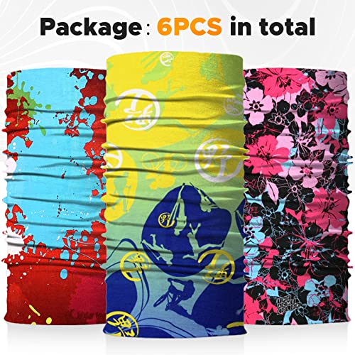 Image of JOEYOUNG Headwear, Bandana, Neck Gaiter Head Wrap Headband Balaclava Magic Scarf
