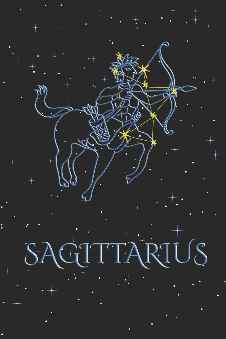 Zodiac Notebook - Sagittarius: Horoscope Journal - 120 Pages, blanc lined, 6" x 9" - Astrology Notepad, Diary, Notes