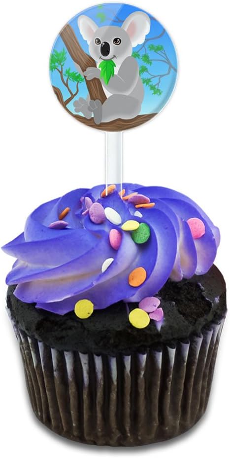 Koala Cake Cupcake Toppers Picks Set