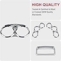 Vista 3 de Kit de cubierta de medidor central para Peterbilt Compatible con Peterbilt 379 384 386 387 388 389 de 2006-2022 Cubierta de medidor central