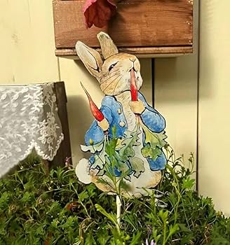 Amazon.co.jp: アイアン製 ピーターラビット ガーデンピック