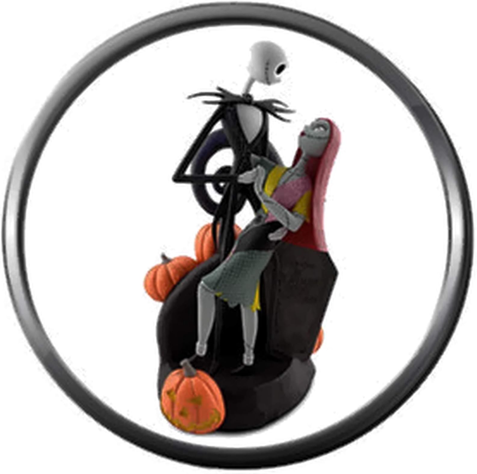 Jack And Sally In Chair Love Nightmare Before Christmas Jack Skellington 18MM - 20MM Charm for Snap Jewelry
