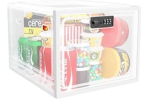 Barhon Medicine Lock Box: Secure Storage for Medication, Snacks, and Valuables