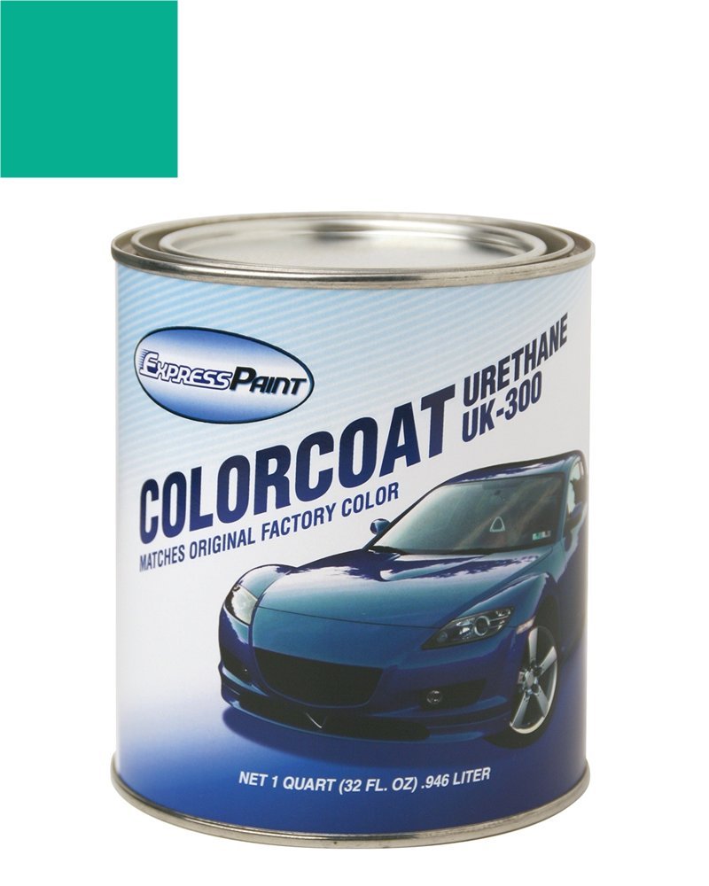 ColorRite Quart for Chevrolet Tahoe Automotive Touch-up Paint - Bright Teal Metallic Clearcoat 38/WA9794 - Color-Only Package