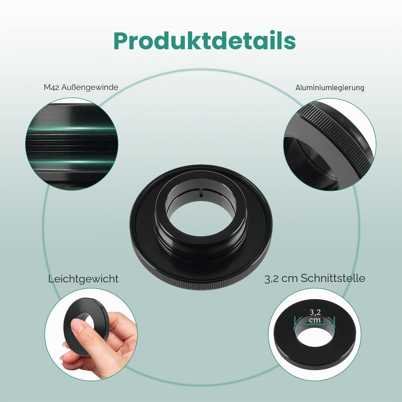 Svbony SA401 APO Spektiv 25-75x100 mm Apochromatisch Dual ED FMC mit WiFi Kamera Wasserdicht Vogelbeobachtung