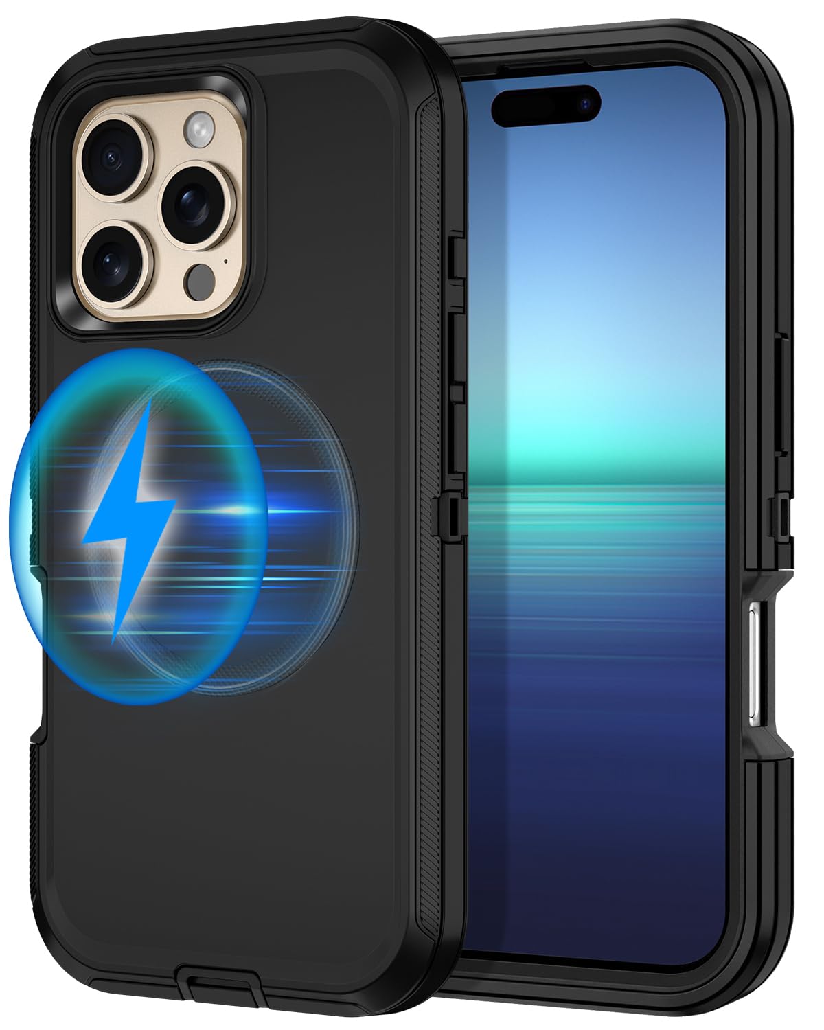 I-HONVA 3-in-1 Black Case