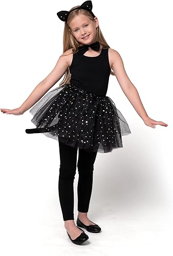 Miniatura 6 de Spooktacular Creations Child Animals Costume Set with Tutu, Headband Collar and Tail, Cosplay Accessory Kit for Girls
