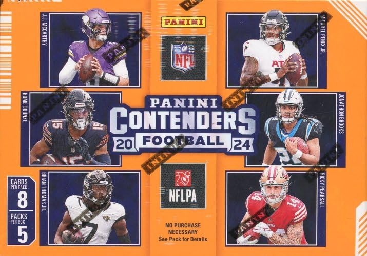 2024 Panini Contenders Football EXCLUSIVE Factory Sealed Blaster Box with AUTOGRAPHS or MEMORAILIA & (7) INSERTS or PARALLELS! Look for Rookies of Jayden Daniels, Caleb Williams, Box Nix & More!