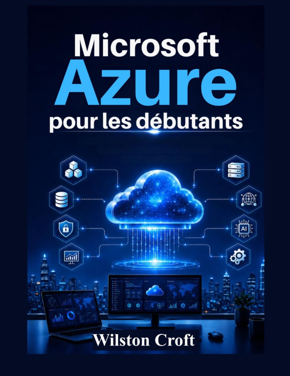Microsoft Azure pour les débutants: Manuel pratique du cloud computing, des machines virtuelles, du stockage, des réseaux, de la sécurité, des services d'IA et de l'administration Azure