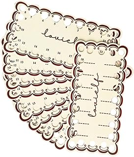 12 Pack Embroidery Thread Organizer Cards, Embroidery Floss Organizer Holder Positions Cross Stitch Bobbin, Sewing Storage, Cardboard Floss Bobbins, Thread Keeper (12 pcs (Set A))