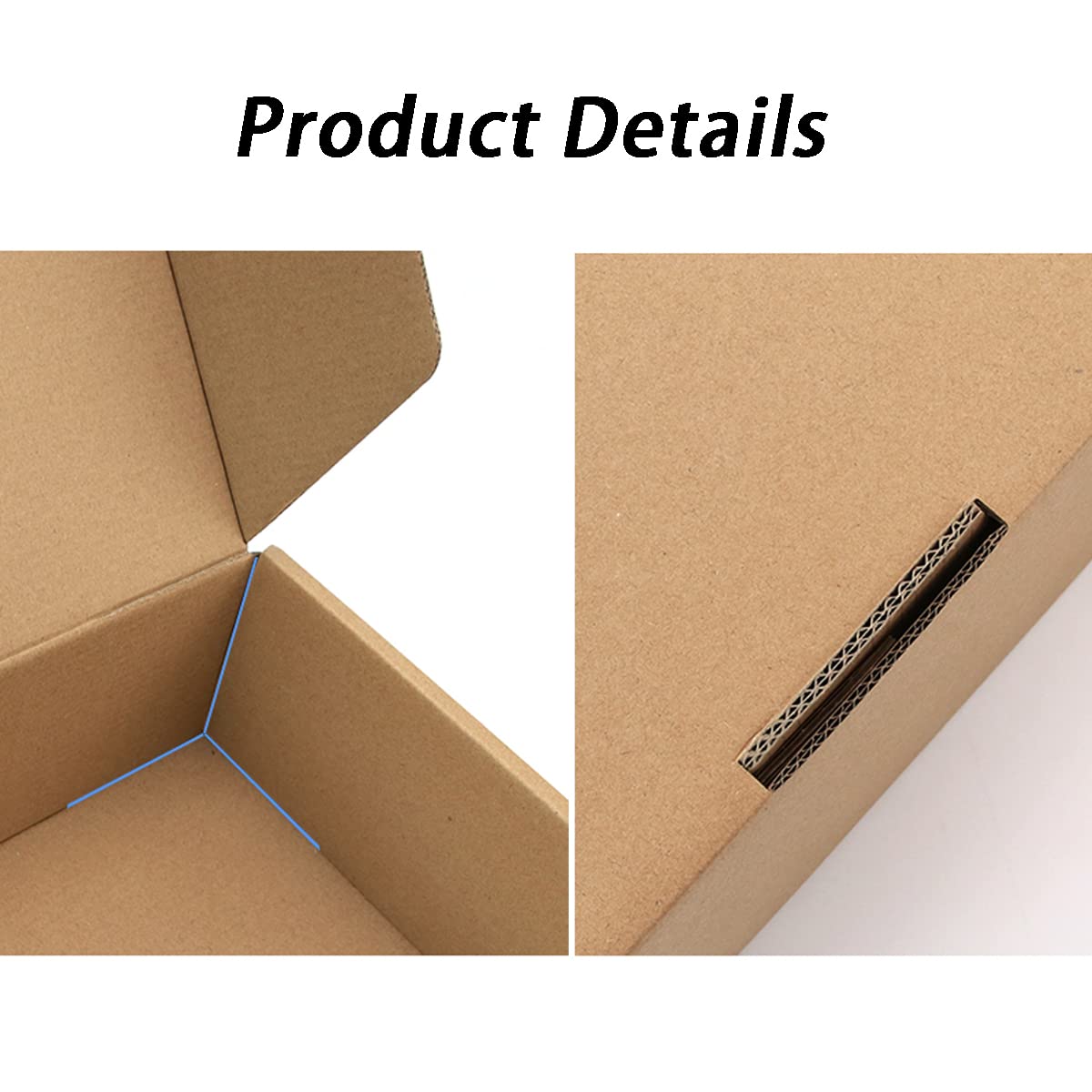 Paquete de 15 cajas pequeñas de cartón corrugado de 30 x 20 x 10 cm para embalaje y envío por correo, 36 x 26 x 6 cm