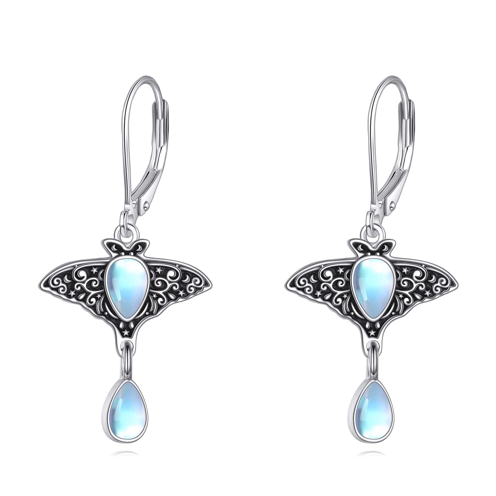 YAFEINI 925 Sterling Silver Owl/Bee/Dragonfly/Flamingo/Butterfly/Dragon/Bat/Hummingbird/Fox/Penguin/Ladybug/Mermaid/Cat Earrings Dangle Drop Animal Earrings Jewelry Gifts for Women