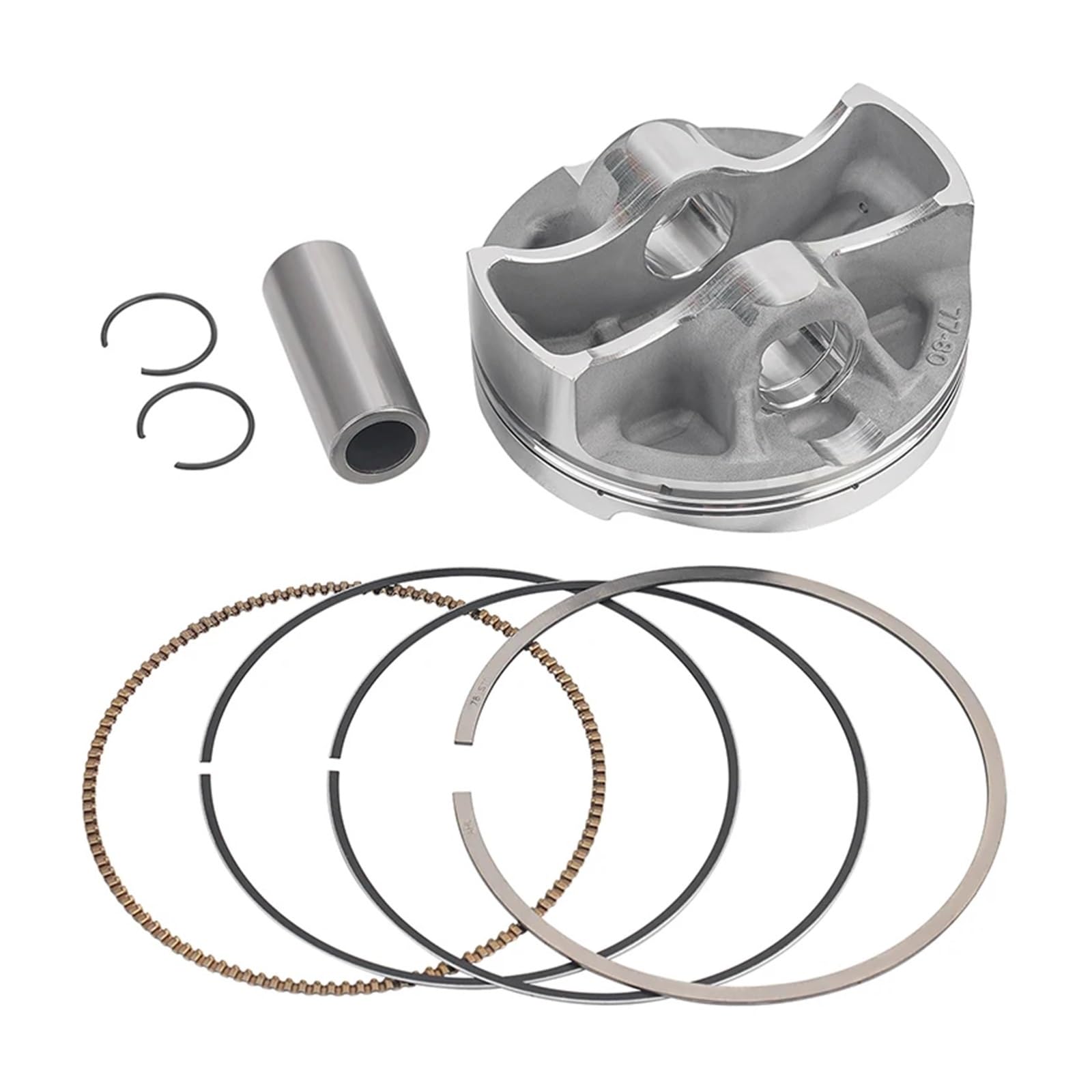Kit segments piston 78 mm pour réparer la perte de compression - 6