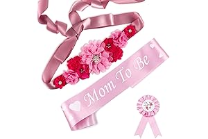 Baby Bee Maternity Flower Sash, the Perfect Keepsake for Unforgettable Baby Showers and Gender Reveals