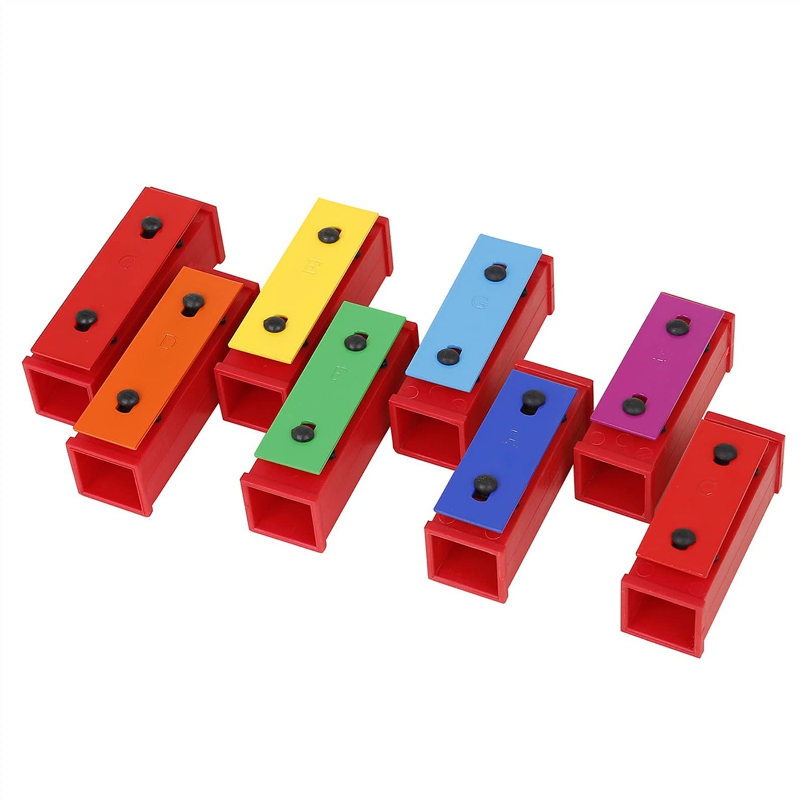 Percussão Musical Strumento A Percussione A Colori Indipendente In Mattoni A 8 Toni Che Bussa A Mano Per Pianoforte Musica Illuminazione Portatile Scatola Portatile Piccolo Carillon Xilofoni