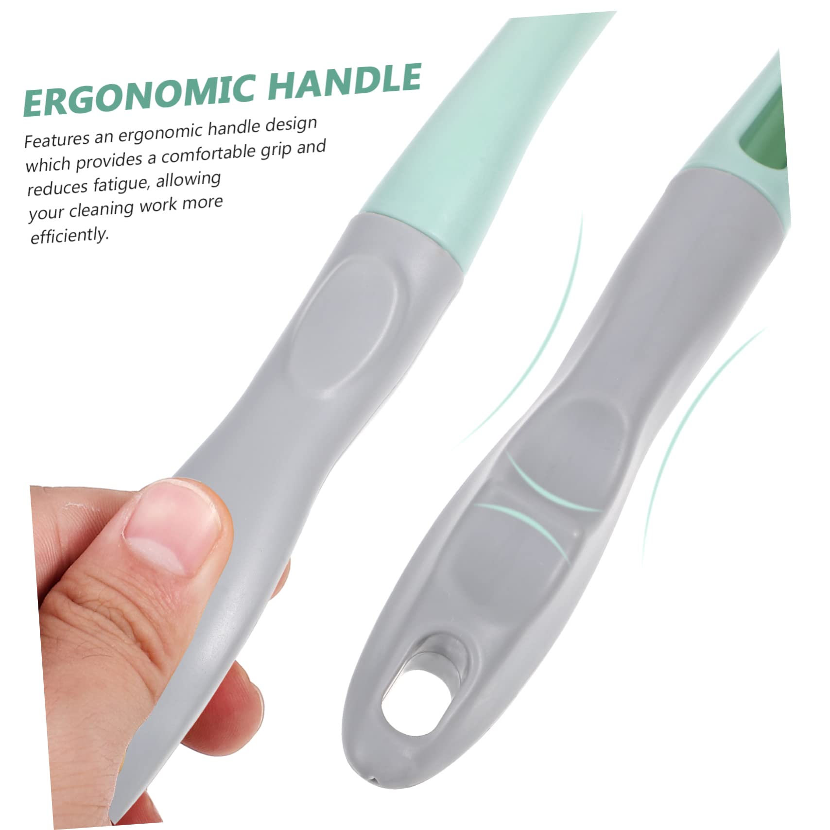 SHERCHPRY Rasquetas para Ducha con Gancho Limpiacristales Multiusos para Mamparas Y Puertas De Vidrio Diseño Ergonómico Y Colgador Práctico para Baño Y Coche 4 Piezas X 5