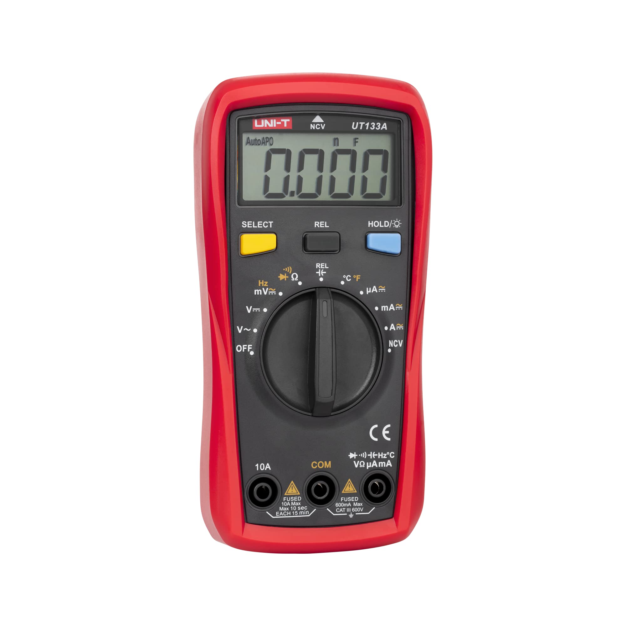 Mètre universel de mesure de YuT133A / MIE0435 / Fonction NCV/écran LCD