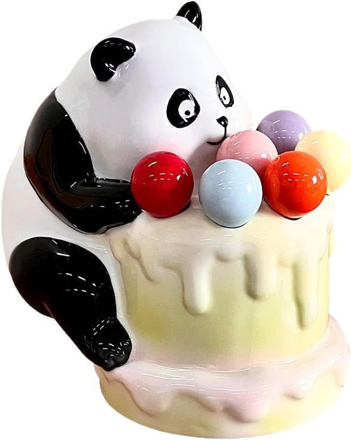 Cute Panda Fruit Fork Storage Tin Fruit Fork Set