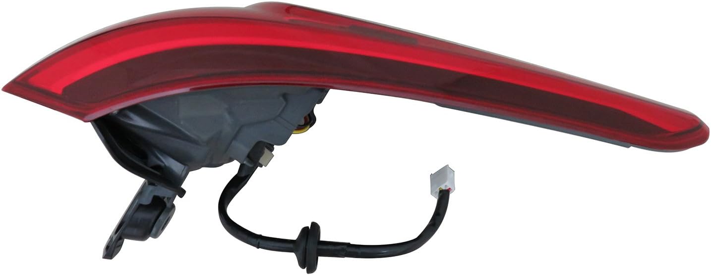 TYC Left Tail Light Assembly Compatible with 2017-2017 Toyota Highlander