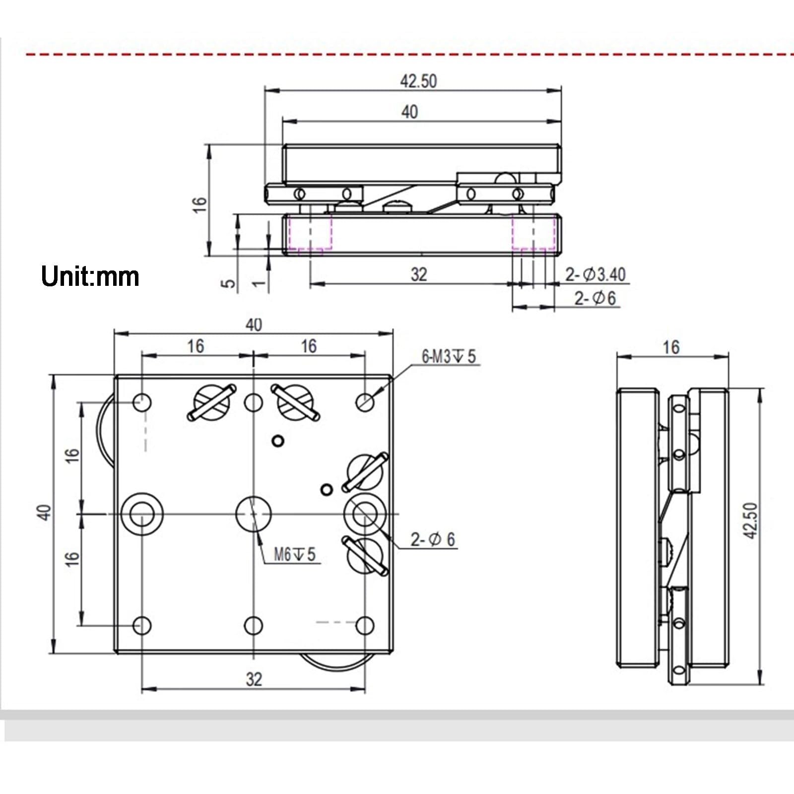 Plataforma de inclinación micrométrica, escenario goniómetro manual, eje XY ajustable con perillas de ajuste fino de ± 2°, base de aleación de aluminio para medición y microscopía